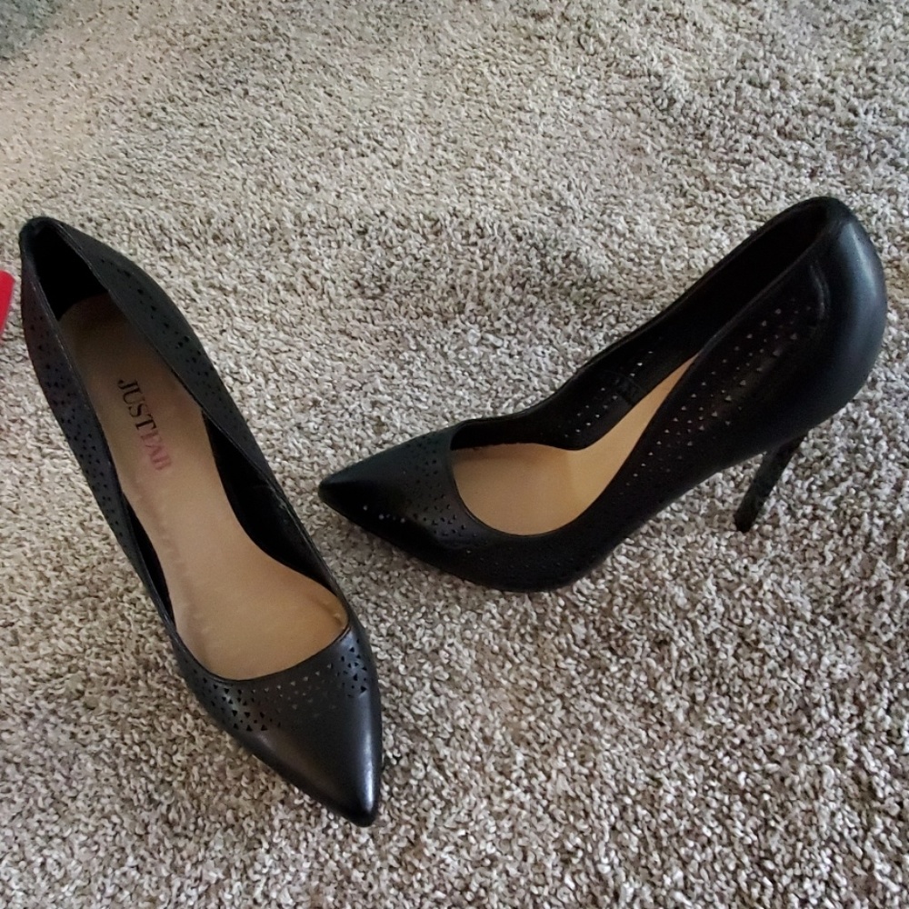 Black JustFab 5" heels